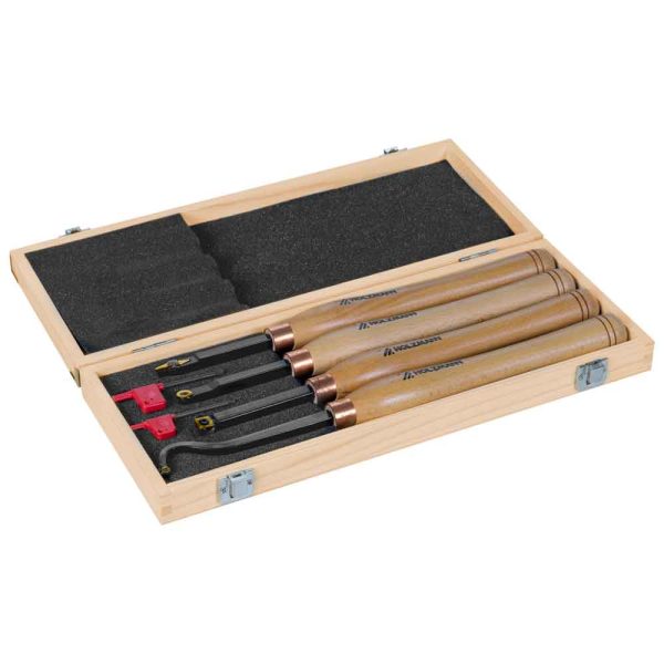 Holzmann Drechseleisenset m.aust.HM Schneidplatte H4TLGS -2