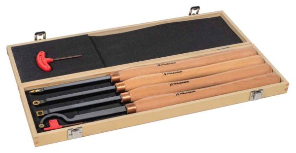 Holzmann Drechseleisenset m.aust.HM Schneidplatte H4TLGXL -2