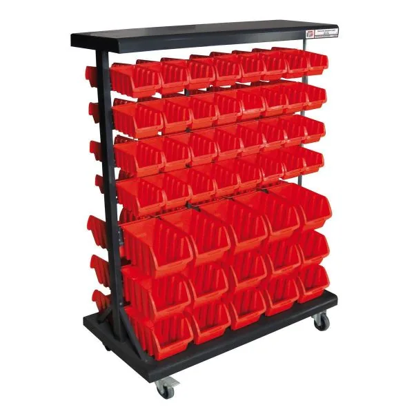 Holzmann doppelseitiges Kleinteile-Schüttenregal KSR94D -1