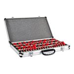 Holzmann 50tlg. Oberfräsersatz im Aluminiumkoffer OFS50 -1