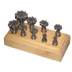 Holzmann T- Nuten Fräser 9tlg / Schaft 12mm / HSS TNF9TLG -1