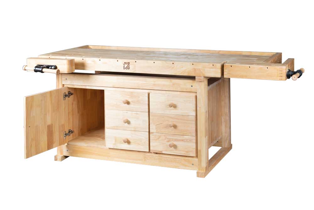 003_wb210c.jpg Holzmann Hobelbank inkl. Schrank & Spannbacken WB210C -3