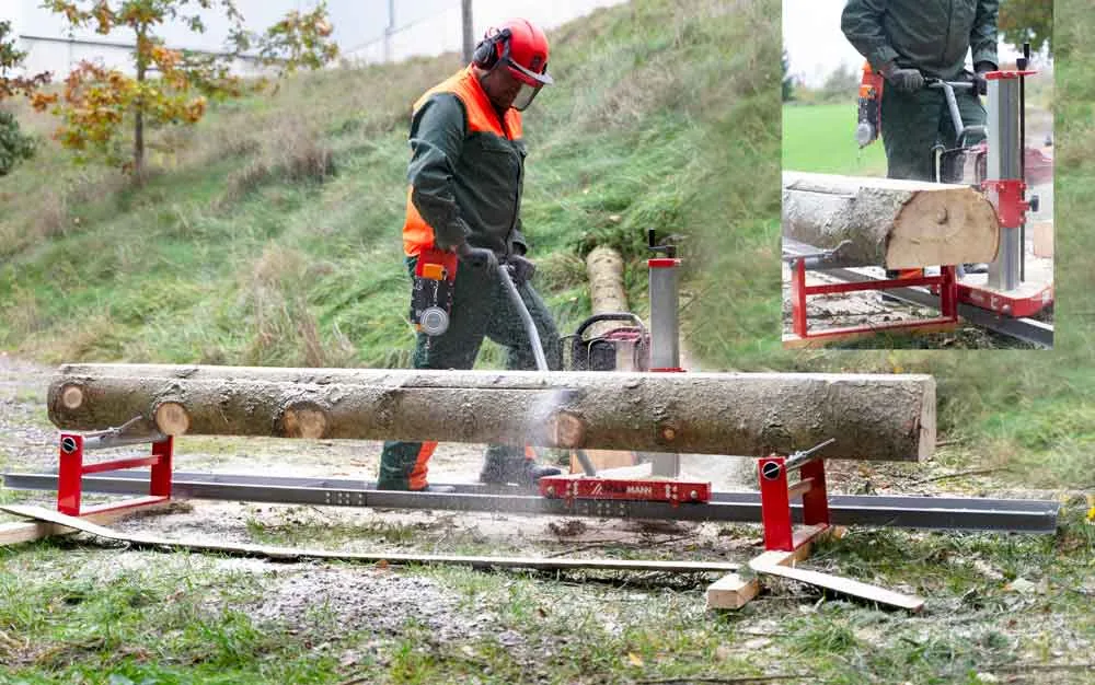 Holzmann mobiles Anbausägewerk MOBAS2 -6
