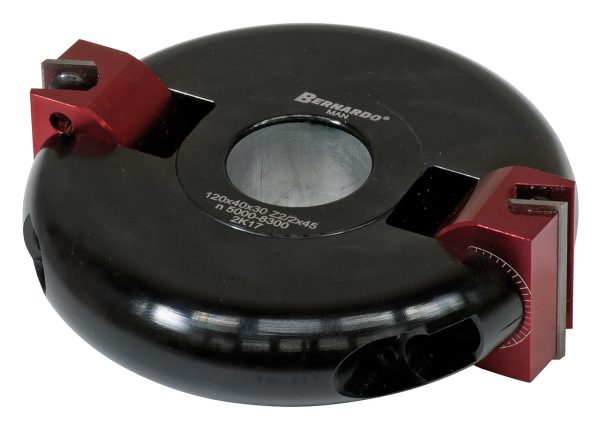 Bernardo Schwenkmesserkopf 120 x 40 x 30 mm - Z2/2x45° -1