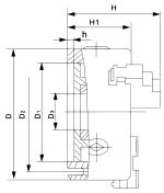 Bernardo Standard-3-Backenfutter DK11-400 -2