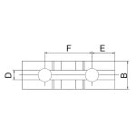 Bernardo Weiche Aufsatzbacken STJ-PS4-315 -3