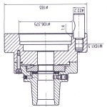 Bernardo Spannzangenfutter 5C mit Aufnahme D1-6 -2