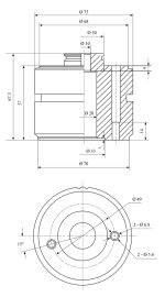 Bernardo Schnellwechsel-Stahlhalter System Multifix Größe E -3