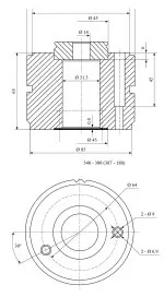 Bernardo Schnellwechsel-Stahlhalter System Multifix Größe B -3