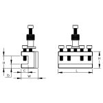 Bernardo Wechselhalter mit geradem Einsatz für Gr. 30 -2