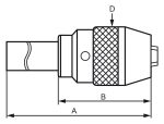 Bernardo Schnellspann-Bohrfutter mit Direktaufnahme MK 2 / 1 - 16 mm -2