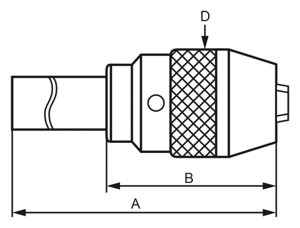 Bernardo Schnellspann-Bohrfutter mit Direktaufnahme MK 2 / 1 - 16 mm -2