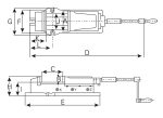 Bernardo Hydraulischer Maschinenschraubstock VH 200 -2