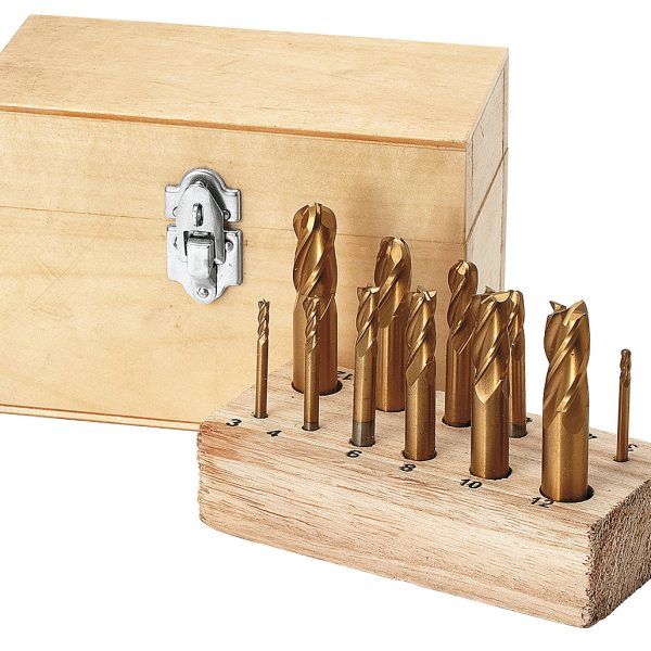 Bernardo Kombi-Fräserkassette, TiN-beschichtet 12-tlg. -1