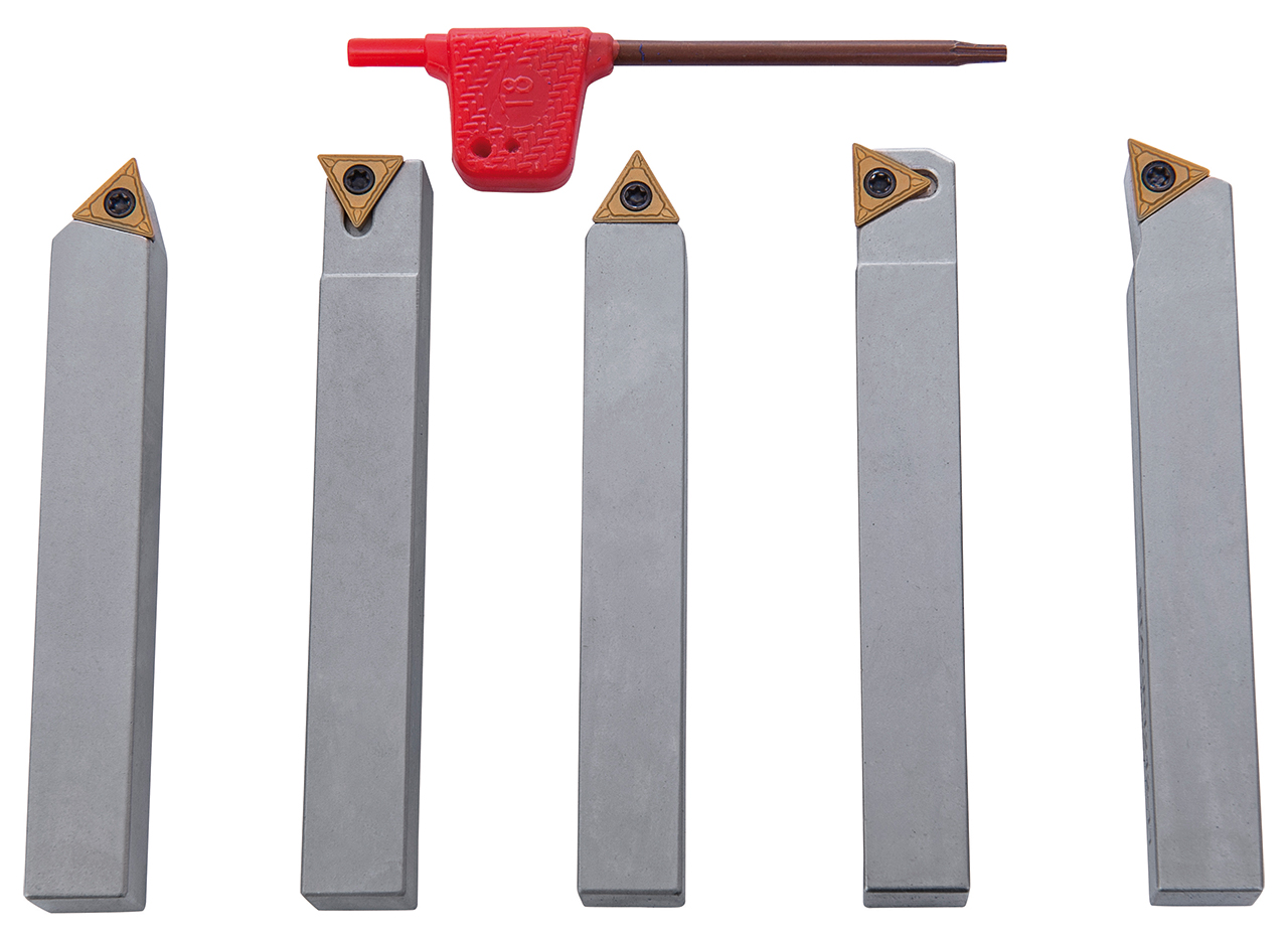 42-2014_1.jpg Bernardo Drehmeißelsatz mit HM-Wendeplatten, 12 mm, 5-tlg. -1