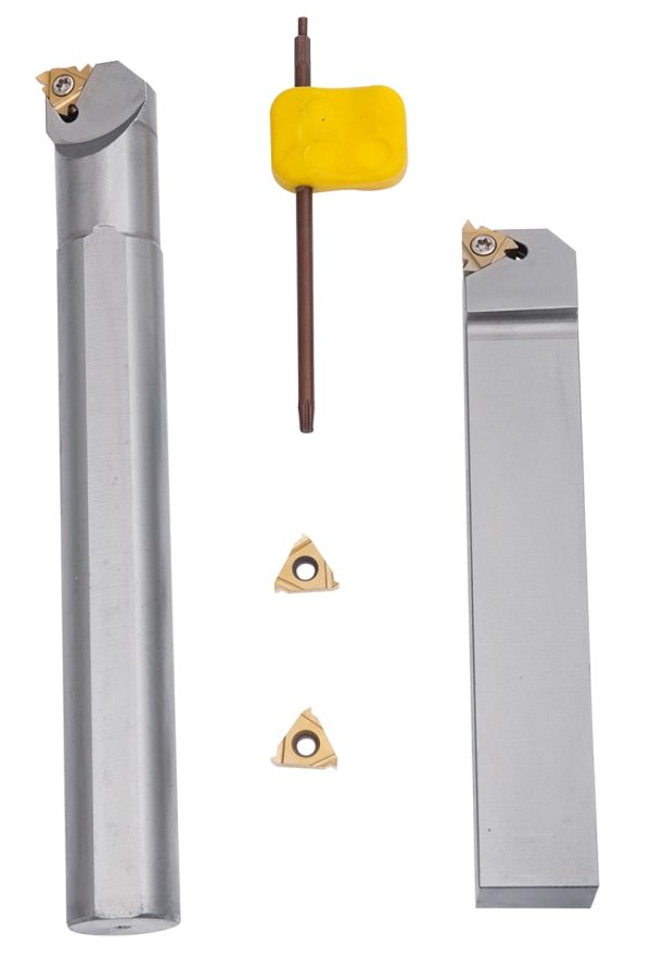 Bernardo Drehmeißelsatz für Innen- und Außengewinde, mit HM-Wendeplatten, 25 mm, 2-tlg. -1