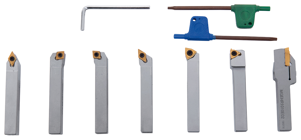 44-3076_1.jpg Bernardo Drehmeisselsatz mit HM-Wendeplatten, 10 mm, Satz M -1