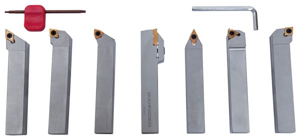 Bernardo Drehmeißelsatz mit HM-Wendeplatten, 20 mm, Satz P -1