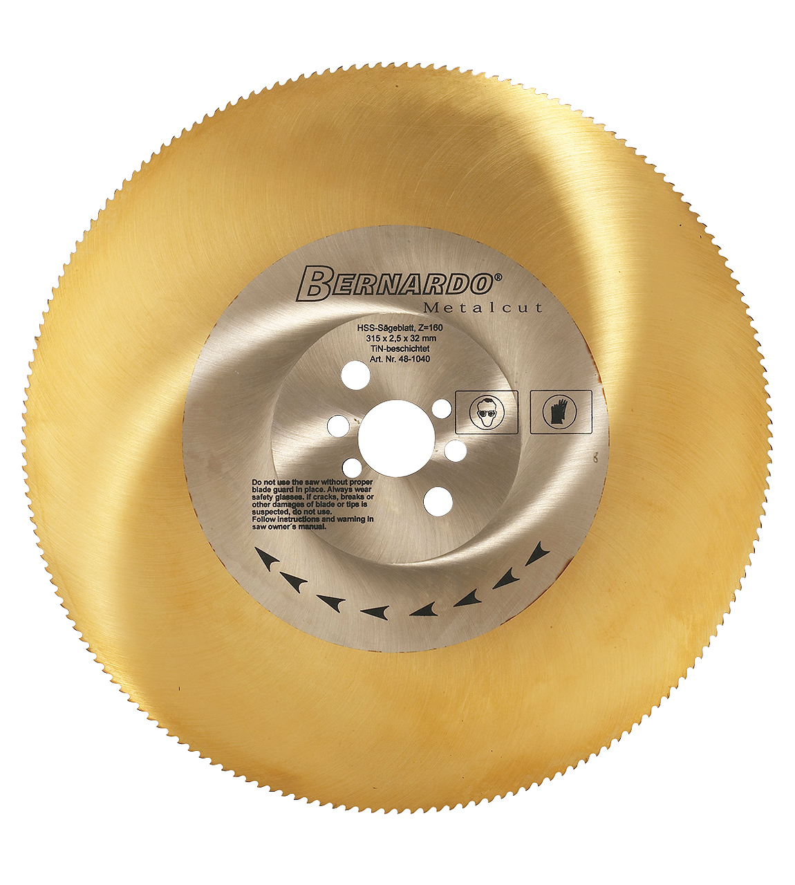 48-1040_1.jpg_1.jpg Bernardo Sägeblatt HSS TiN-beschichtet 315 x 2,5 x 32 mm, Z 160 -1