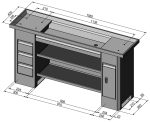 Bernardo Untergestell D12 Deluxe für Profi 880 G Vario / Profi 900 Vario -3