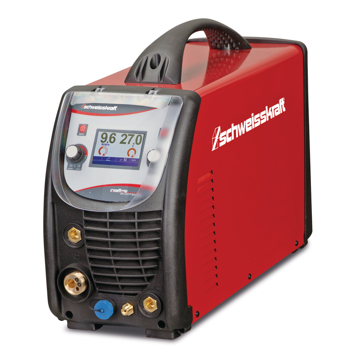 Schweisskraft Impuls-Schutzgasschweißgerät CRAFT-MIG 201 LCD P Synergic -1 Schweisskraft Impuls-Schutzgasschweißgerät CRAFT-MIG 201 LCD P Synergic -1