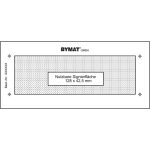 Schweisskraft Langzeitschablone 1/2 DIN A6, Nutzfläche 128 x 42,5 mm, Kunststoffrahmen -1