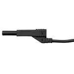 Schweisskraft Messkabel inklusive Stecker schwarz, Ø 4 mm, Länge 2 m -1