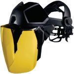 Schweisskraft Faceshield UVEX Laservision FS 1 (goldenes Visier) -1