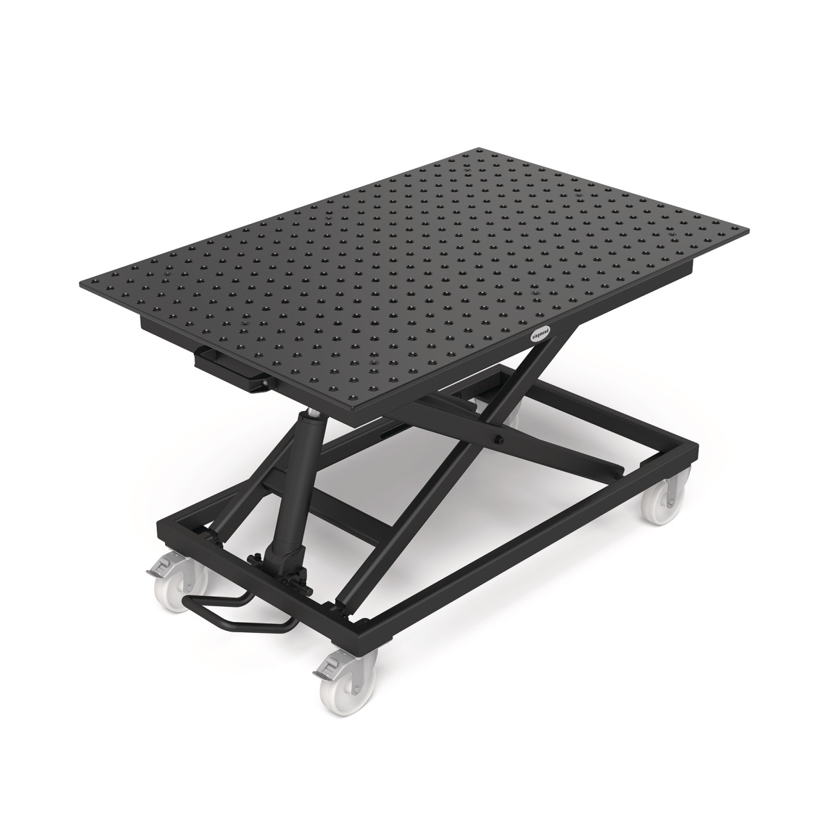 Schweisskraft Hubtisch mobil, inklusive Lochplatte 1200x800x12 -1 Schweisskraft Hubtisch mobil, inklusive Lochplatte 1200x800x12 -1