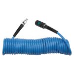 Aircraft Spiralschlauch PU 6,5x10mm 7,5m mit Einhand-Sicherheitskupplung -1