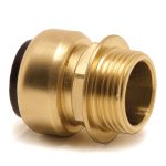 Aircraft Gerade Einschraubsteckverbinder (Messing) 15 mm AD / R½" AG -1