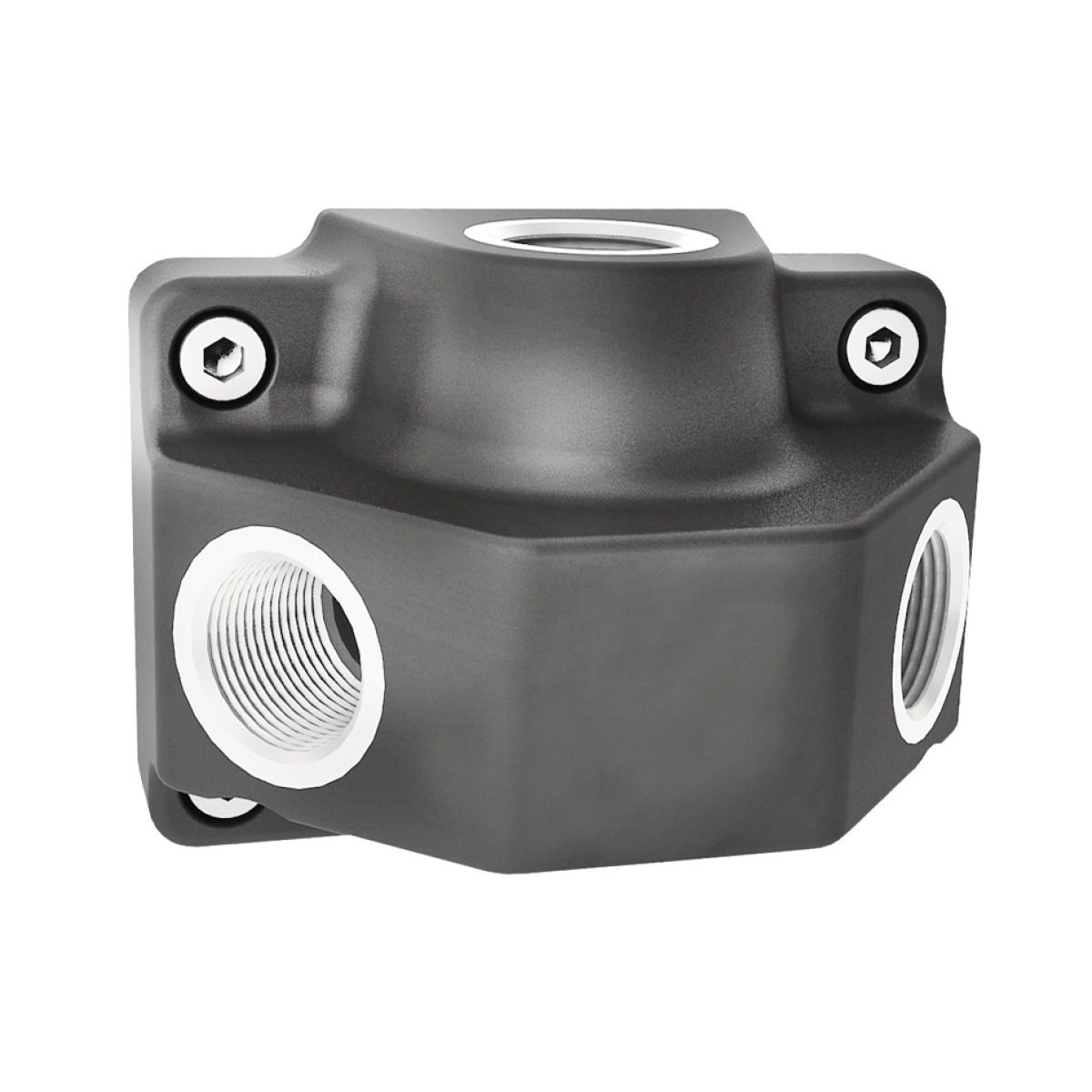 Aircraft Luftverteilerdose PA 1/2" + 2 x 1/2" -1 Aircraft Luftverteilerdose PA 1/2" + 2 x 1/2" -1