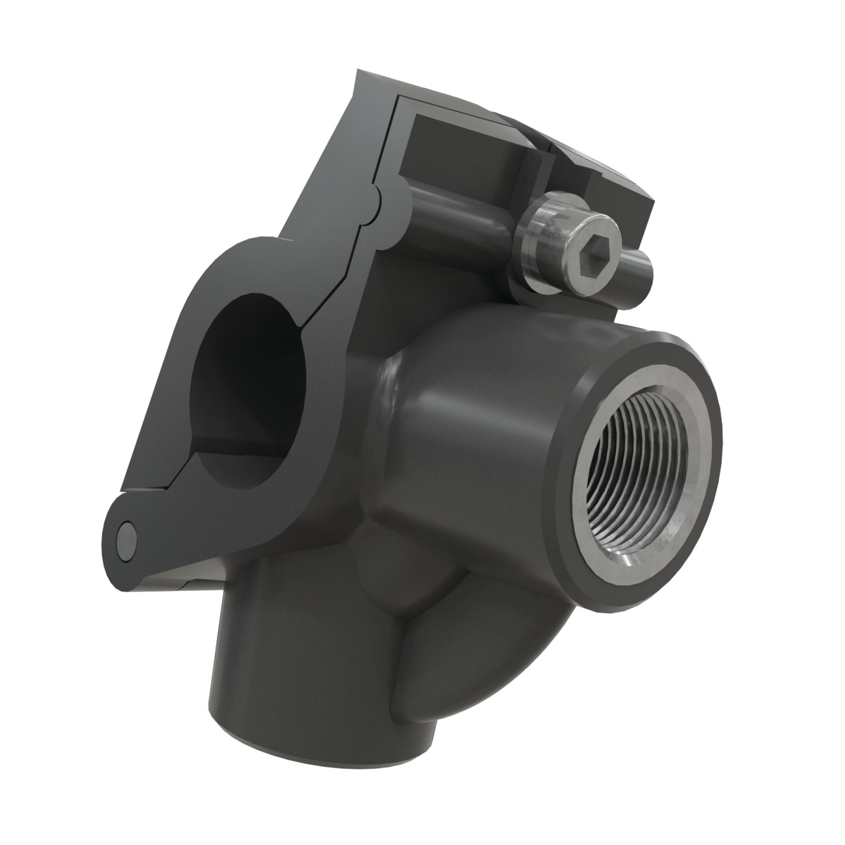 Aircraft Abzweig-Flansch 1/2" Ø 32mm -1 Aircraft Abzweig-Flansch 1/2" Ø 32mm -1