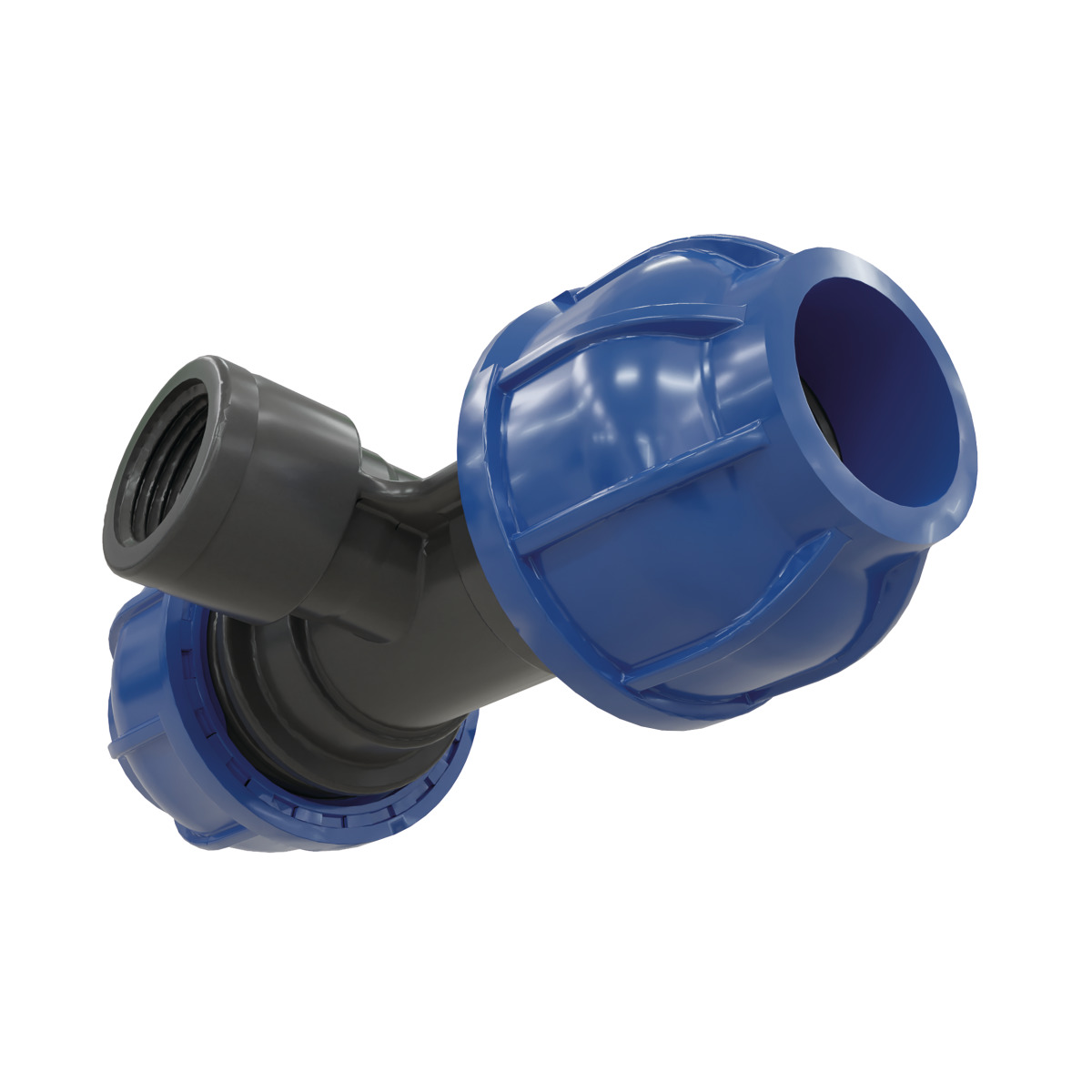 Aircraft T-Aufschraubsteckverbinder 32 mm x G3/4i x 32 mm -1 Aircraft T-Aufschraubsteckverbinder 32 mm x G3/4i x 32 mm -1