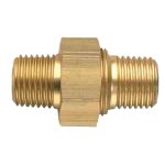 Aircraft Doppelnippel lösbar AG 1/4" x 1/4" -1