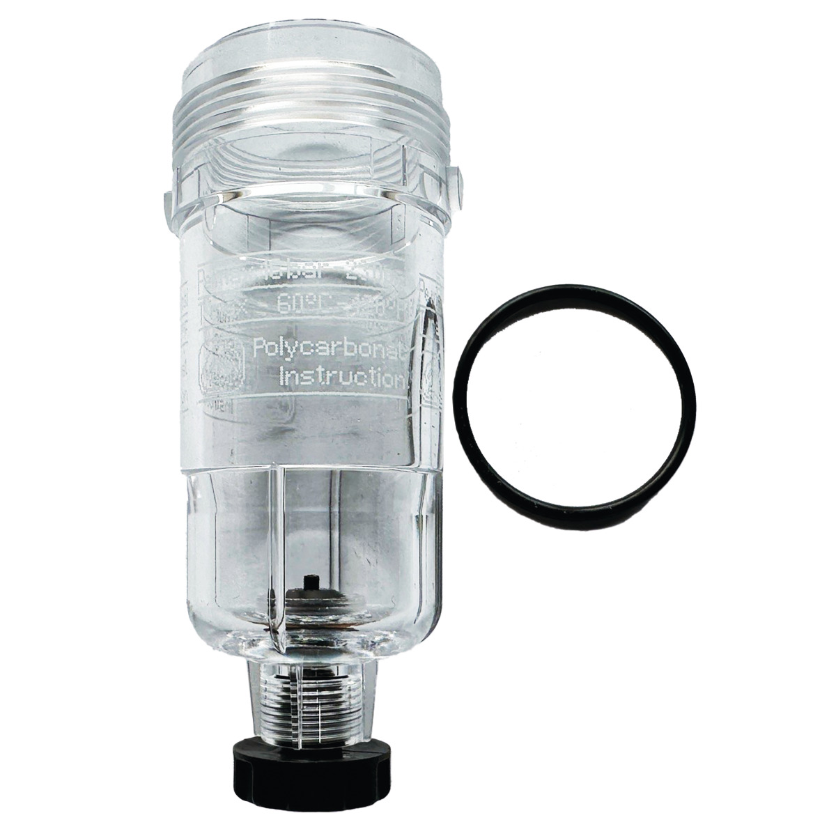 Aircraft Ersatzglas Filterdruckregler 1/4" 12 bar -1 Aircraft Ersatzglas Filterdruckregler 1/4" 12 bar -1