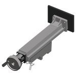 Metallkraft Schraubstock hinter dem Schnitt -1