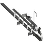 Metallkraft Anschlagwagen elektromechanisches System für motorische Rollenbahn -1