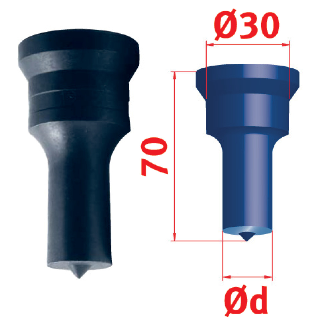 Metallkraft Rundstempel Nr.2 Ø 19 mm -1 Metallkraft Rundstempel Nr.2 Ø 19 mm -1