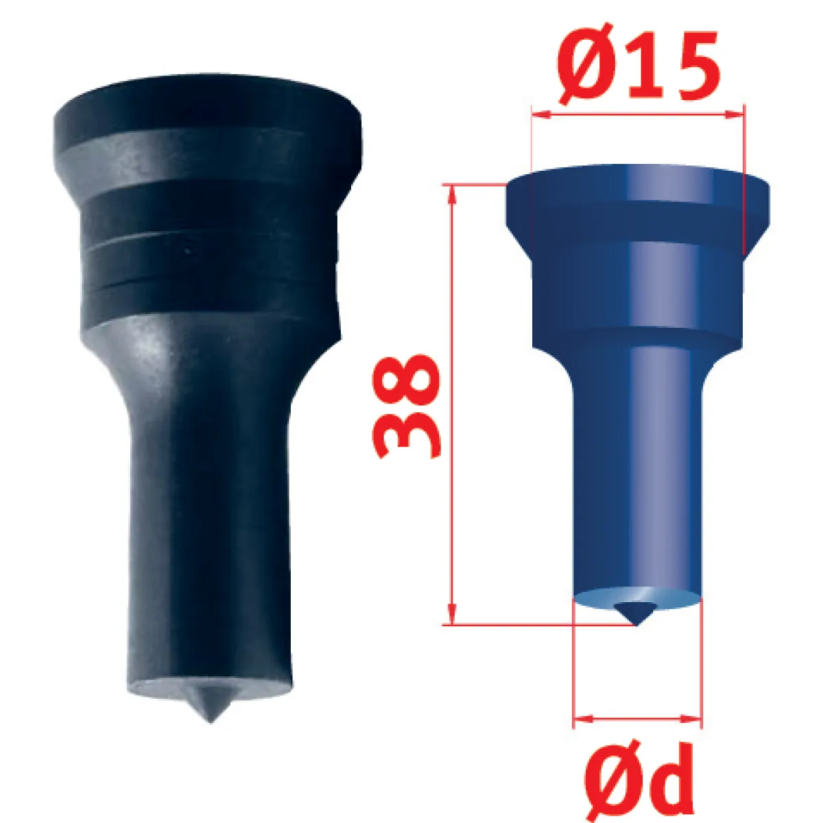 Metallkraft Rundstempel Nr.1 Ø 7,5 mm -1 Metallkraft Rundstempel Nr.1 Ø 7,5 mm -1