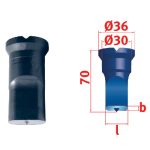 Metallkraft Langlochstempel Nr.2 22,5 x 30,0 mm -1