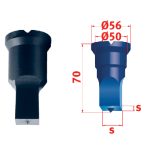 Metallkraft Vierkant-Stempel Nr.4 35 mm -1