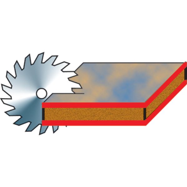 Holzkraft Spezial-Format- und Besäum-Kreissägeblatt KSB-SFB 355/100 -4
