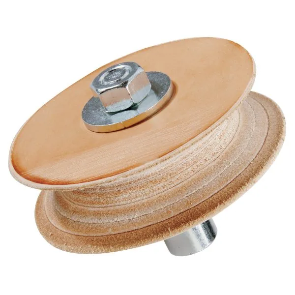Holzkraft Lederabziehscheibe Ø 100 mm, profiliert -1