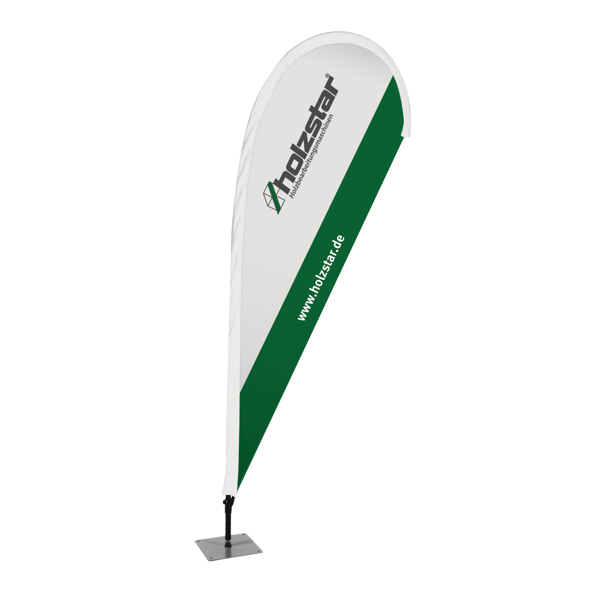 Stürmer Maschinen Beachflag Holzstar 235 cm -1 Stürmer Maschinen Beachflag Holzstar 235 cm -1