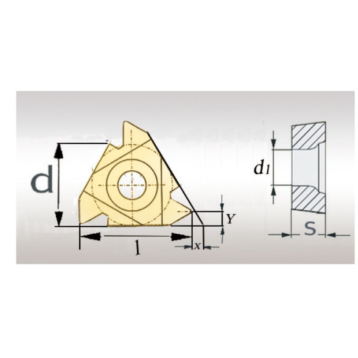 Optimum HM-Ersatzwendeplatten ISO 08IR A60 -1 Optimum HM-Ersatzwendeplatten ISO 08IR A60 -1