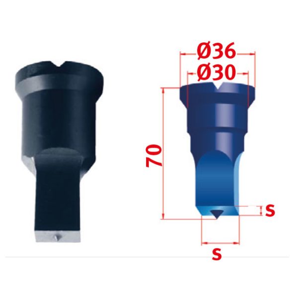 Metallkraft Vierkant-Stempel Nr.3 22 mm -1