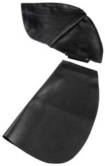 Elmag Kopf- & Nackenschutz aus Leder / Standard - schwarz -3