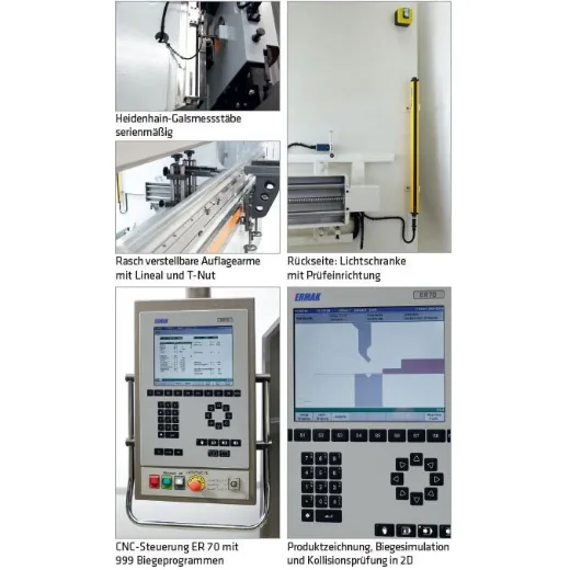 Elmag Hydraulische Abkantpresse 3-Achsen Mod. CNC-HAP 4100x220t -5
