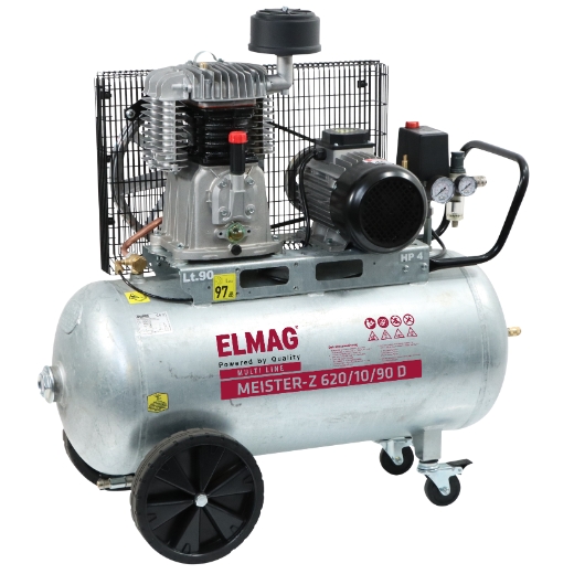 Elmag Kompressor MEISTER-Z 'verzinkt' 620/10/90 D -1